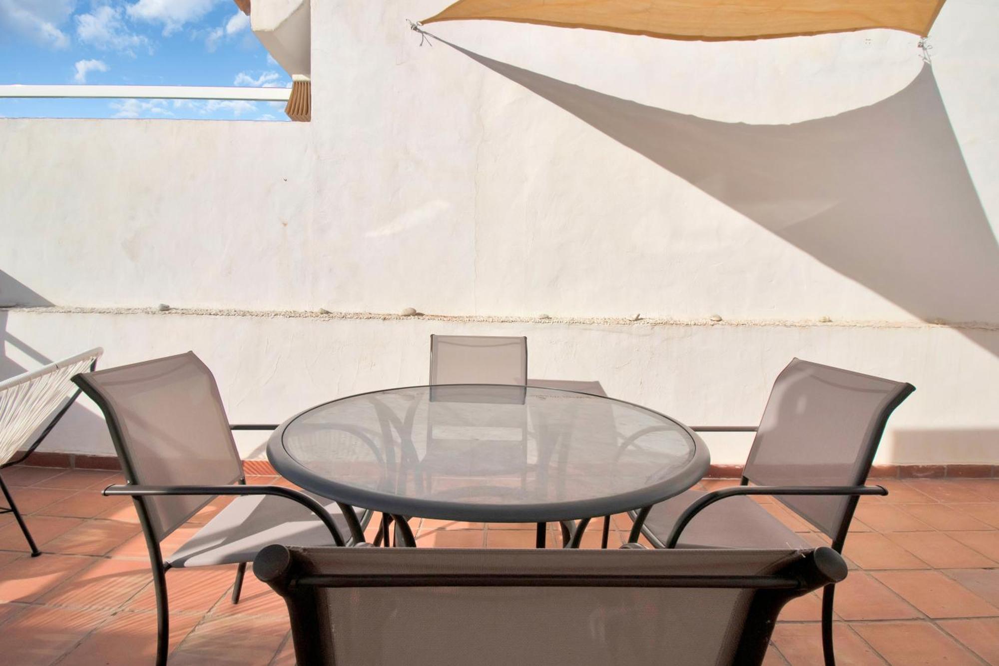 Apartamento Duplex Estilo Boho Con Increible Terraza Y Vistas Al Mar En Estepona - Las Abejeras 609 Exterior foto